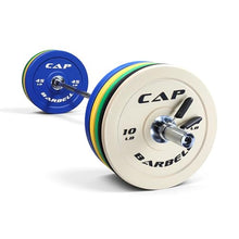 Load image into Gallery viewer, CAP Barbell Olympic Weight Set with 7ft Barbell & Bumper Plates ,160-370 lbs , Multiple Options