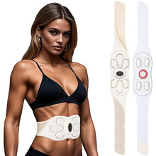 Load image into Gallery viewer, abs Stimulator Abdominal Massager with Heat & Redlight & Vibration & Electric Muscle Stimulator, Tactical x abs Toner Belt for Belly Fat Burning Stomach Cellulite, Lower Back Massagr for Pain Relief