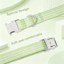 Load image into Gallery viewer, ARING PET Cute Dog Collar for Puppy Small Medium Large Dogs-Green Stripe L
