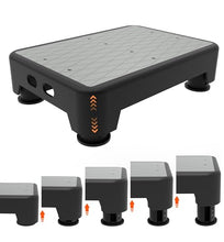 Load image into Gallery viewer, LIFTOZA 5-Level Adjustable Step Stool, 700 LBS Capacity Safety Bed Step for Seniors, Exercise Setp Platform, Portable Stair Assist for Elderly, Wide Step up for Kitchen, Car, Bedside & Shower, Grey