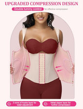 Load image into Gallery viewer, SHAPSHE Waist Trainer for Women, Tummy Control Sports Girdle, Tan-heart Shape - XL