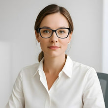 Load image into Gallery viewer, DOERAYM Blue Light Glasses for Woman: Amber Tint Reading Glasses for Night Shift Nurses & Office Workers