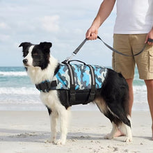 Load image into Gallery viewer, Doglay Dog Life Jacket with Rescue Handle, Dog Life Vest for Swimming Boating, Adjustable Reflective Puppy Swim Vest with Superior Buoyancy for Small Medium Large Dogs
