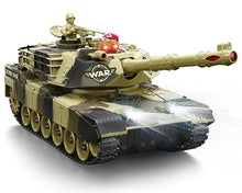 Load image into Gallery viewer, Remote Control Tank for Boys - Kids Simulated Army Tank Toy, 1:28 Scale 8 Channels RC Tanks with Toy Soldiers