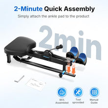 Load image into Gallery viewer, MERACH Split Machine, Stretching Equipment for Flexibility, 180° Leg Stretcher with 6-Level Length Adjustment & Comfortable Pad, Home Stretch Machine for Dance, Gymnastics, 300lbs Capacity (Black)