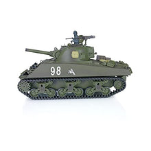 Load image into Gallery viewer, Heng Long US in Stock, RC Tank 2.4G 1/16 Scale 7.0 Plastic Version M4A3 Sherman Smoking Unit Battle Tank