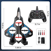 Load image into Gallery viewer, MSKOLER Foam Remote Control Airplane for Kids 8-12, 2.4 GHz RC Jet with Colorful Lights