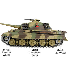 Load image into Gallery viewer, Modified Edition 1/16 2.4ghz Remote Control German King Tiger Henschel Tank Model(360-Degree Rotating Turret)