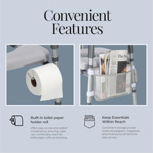 Load image into Gallery viewer, Toilet Seat Risers For Seniors Width and Height Adjustable Raised Toilet Seat With handles for Elderly