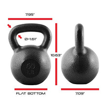 Load image into Gallery viewer, WF Athletic Supply Hammerstone Painted Cast Iron Kettlebells, Available in 10-80 Pounds