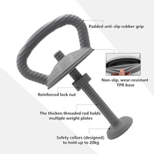 Load image into Gallery viewer, PHOEROS Adjustable Kettlebell Handles max load 44lbs compatiable with PHOEROS 44/66/88 LBS weights set, DUMBBELL PLATES THAT HAVE AN INNER DIAMETER FROM 0.98-1.56 INCHES. Max load 44lbs .(not includes Plates )