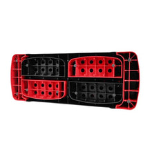 Load image into Gallery viewer, BalanceFrom 31-Inch Lightweight and Portable Aerobic Workout Stepper Platform with Adjustable Height and Raisers, for Home Workout, Black/Red
