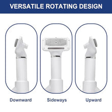 Load image into Gallery viewer, Portable Dog Hair Dryer with Brush – 300W, 3 Heat Settings, Professional, Overheat Protection for Small Medium Pets