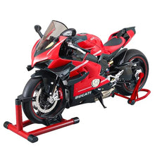 Load image into Gallery viewer, 1/7 Scale Alloy Dynamic Motorcycle Model with Ignition System and Smoke Spray