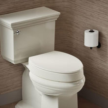Load image into Gallery viewer, Contoured Seat with Grip-Tight Bumpers, Quick-Attach Hardware, No Slam Toilet Seat, Biscuit