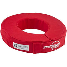 Load image into Gallery viewer, Speedway Motors Fire Retardant Cotton Racing Neck Brace SFI 3.3-1 with 2-1/4 Inch Foam Padding, Red Collar with Hook and Loop Closure for Driver Support and Reduced Fatigue