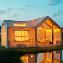 Load image into Gallery viewer, Inflatable Tent 8-10 Person|Blow Up Tent with Pump|Hot Tent with Stove Jack