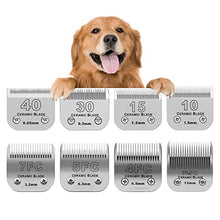 Load image into Gallery viewer, 8 Pc Dog Grooming Blade Compatible with Andis/Oster A5/Wahl KM10Dog Clipper