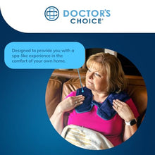 Load image into Gallery viewer, Doctor's Choice Neck and Shoulder Wrap for Hot & Cold Therapy, Flexible Gel Pack for Pain Relief, Reusable Heating and Cooling Pad for Upper Back and Cervical Comfort
