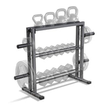Load image into Gallery viewer, Marcy Combo Weights Storage Rack for Dumbbells DBR-0117 gray 18.00 x 36.00 x 54.00 inches