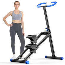Load image into Gallery viewer, OWLSKY Stair Stepper for Home, Folding Vertical Climber Exercise Machine with Stable Triangular Frame, Smooth & Quiet Motion, Full Body Workout Equipment, Supports 330 LBS