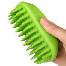 Load image into Gallery viewer, Yintoper Dog Bath Brush, Pet Silicone Shampoo Brush, Rubber Shower Wash Curry Brush for Short Long Haired Dogs Cats Shedding Grooming and Massage, Pet Rubber Brush Removes Loose & Shed Fur