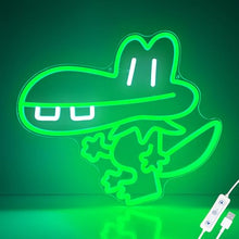 Load image into Gallery viewer, Officially Licensed Dog Man BUB LED Neon Sign – Vibrant Kids’ Bedroom & Game Room Wall Decor, Safe Movie-Themed Gift for Fans Christmas/Birthday (15x13 Inches)