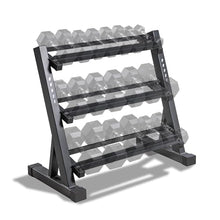 Load image into Gallery viewer, Marcy 3-Tier Dumbbell Rack Multilevel Weight Storage Organizer for Home Gym DBR-86