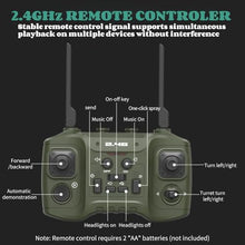 Load image into Gallery viewer, RC Tank that Shoots, 2.4GHz Military Vehicles Model with 360°Rotating Turret, Auto Demo, Sound & Smoke & Light