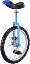 Load image into Gallery viewer, 20-Inch Balance Bicycle Unicycle for Home & Gym Fitness, Blue Men's Unicycle with Skidproof Mountain Tire, 150kg Load