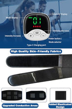 Load image into Gallery viewer, Ab Stimulator Muscle Toner,Abs Muscle Stimulator Abdominal Toning Fitness Belt for Men and Women Black