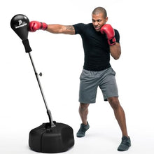 Load image into Gallery viewer, TechTools Punching Bag with Stand, Boxing Bag for Teens & Adults - Height Adjustable - Speed Bag for Training, Boxing Equipment, Stress Relief & Fitness