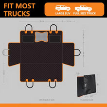 Load image into Gallery viewer, Back Seat Extender for Dogs,Dog Car Seat Cover for Back Seat with Hard Bottom Holds 500 lbs,Car Seat Protector,Waterproof Extender for Dogs,Pet Bed for Full Size F150/RAM1500/Silverado Crew Cab Pickup