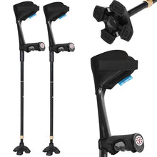 Load image into Gallery viewer, Crutches for Adults, Crutches for Walking, Have Adjustable Forearm Crutch Pads, Folding Forearm Crutches