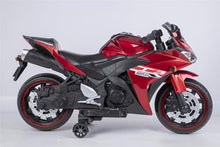 Load image into Gallery viewer, Electric Ride-On Motorcycle for Kids with 12V Motor, Training Wheels