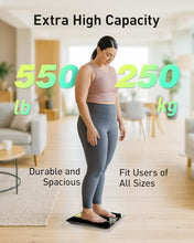 Load image into Gallery viewer, RunStar Scale for Body Weight 550lbs, 13-Inch Digital Bathroom Scale with Baby & Pet Mode, Extra-Large Bright LED Display, 8mm Tempered Glass for Accurate and Durable