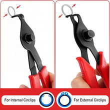 Load image into Gallery viewer, Doaho 10pcs Snap Ring Pliers Set,Internal & External Circlip Pliers for Removal and Installation of Automotive Retaining Rings With Straight/Bent Jaw,Hook and Pick - Storage Case