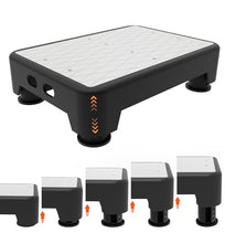 Load image into Gallery viewer, LIFTOZA 5-Level Adjustable Step Stool, 700 LBS Capacity Safety Bed Step for Seniors, Exercise Setp Platform, Portable Stair Assist for Elderly, Wide Step up for Kitchen, Car, Bedside & Shower, White