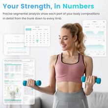 Load image into Gallery viewer, CLORIS 8 Electrodes Digital Smart Scale FSA&HSA Eligible for Body Weight Fat Accurate BMI Muscle Mass Body Composition Measurement Health Analyzer with App Bluetooth