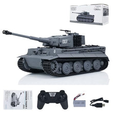 Load image into Gallery viewer, TOUCAN RC HOBBY 1/24 RC Battle Tank Taigen Tiger I Remote Control Infrared Combat Military Tanks