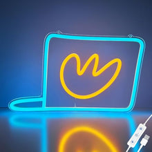 Load image into Gallery viewer, Officially Licensed Dog Man Cap LED Neon Sign – Vibrant Kids’ Bedroom & Game Room Wall Decor, Safe Movie-Themed Gift for Fans Christmas/Birthday (14x8.4 Inches)