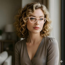 Load image into Gallery viewer, DOERAYM Blue Light Glasses for Woman: Amber Tint Reading Glasses for Night Shift Nurses & Office Workers