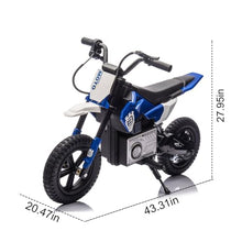 Load image into Gallery viewer, 24V Kids Ride On Electric Toy Motocross Motorcycle,200W High Speed Hub Motor, Rear Wheel Shock Absorber