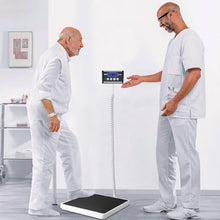 Load image into Gallery viewer, SIKE Digital Physician BMI Scale, Medical Floor Scale for Body Weight, 550 lb Limit Professional Weight Scale, Portable Easy to Read Digital Display, Heavy Duty, 12.5" x 12" Platform