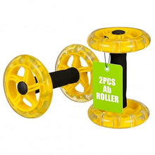 Load image into Gallery viewer, Exercise Ab Roller Wheel Tummy Weight Equipment Abdominal Roller Hand Weights Dumbbell for Yellow Fitness Device