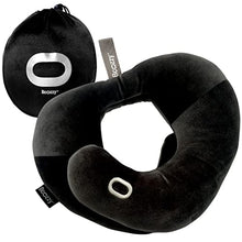 Load image into Gallery viewer, BCOZZY Neck Brace Pillow - Patented Relief for Neck Pain and Supportive Sleep-Soft, Washable, and Adjustable for Comfortable Resting. Black