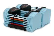 Load image into Gallery viewer, PowerBlock Sport 24 Adjustable Dumbbells, Sold in Pairs, 3-24 lb. Dumbbells, Durable Steel Build, Innovative At Home Workout Equipment, All-in-One Exercise Product, Strength Training, Blue