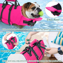 Load image into Gallery viewer, Fragralley Dog Life Jacket with Self-Locking Zipper, High-Buoyancy Ripstop Dog Swimming Vest, Floating Vest with Rescue Handle for Swimming and Boating, PFD Available for Small, Medium, and Large Dogs