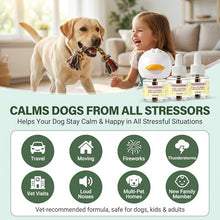 Load image into Gallery viewer, Dog Calming Diffuser 10 Pack (2 Plug-in Diffusers + 8 Refills), 240 Days Supply, Dog Pheromone Diffuser for Anxiety Relief, Reduce Barking, Chewing, Aggression, Indoor Urination & Separation Anxiety