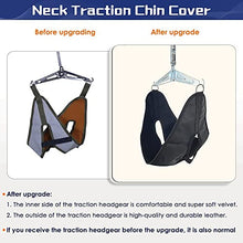 Load image into Gallery viewer, Neck Stretcher Cervical Traction Device for Pain Relief – Over The Door Neck Hammock for Home Use, Spine Decompression Harness Sling, Hanging Stretcher with Cervical Stabilizer & Tension Relief